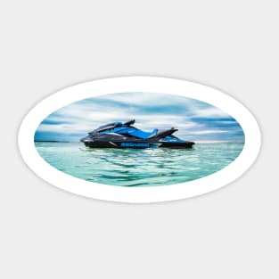 Blue GTR Sea Doo Sticker